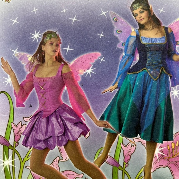Simplicity 2857 Fairy Costume Pattern-6-8-10-12 missed- uncut- - Picture 2 of 7